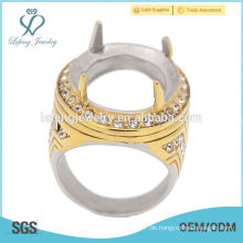 Schöne und modische mans indonesien Edelstahl Ring, türkische Stein Ring Designs für Männer